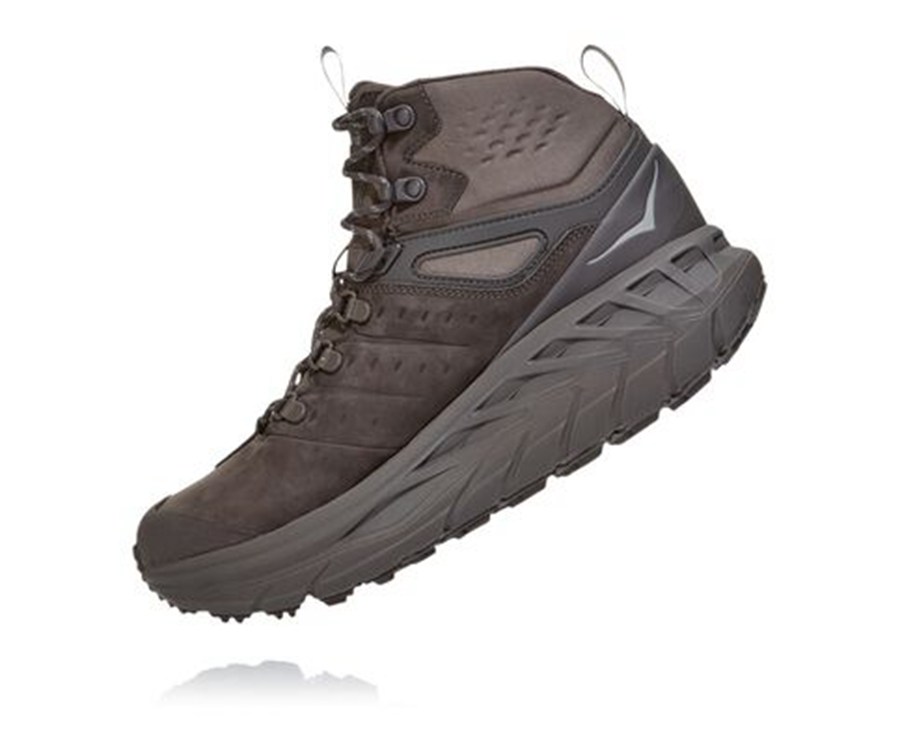 Hoka Australia One One Stinson Mid GORE-TEX - Mens Hiking Boots Brown - PRDHN-5429